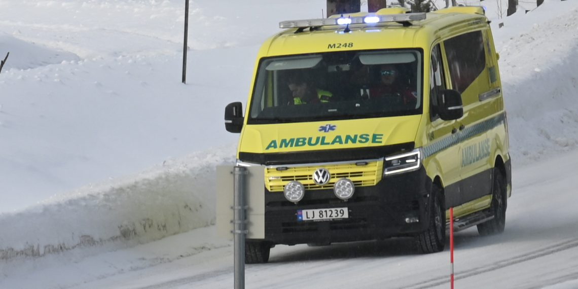 Ambulanse i utrykning
Foto: Tore Østby