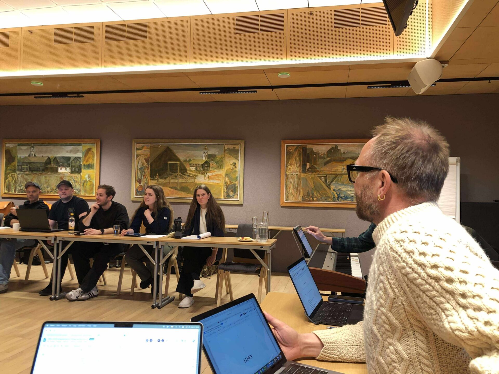 Leseprøver for Elden 2025. Foto: Privat