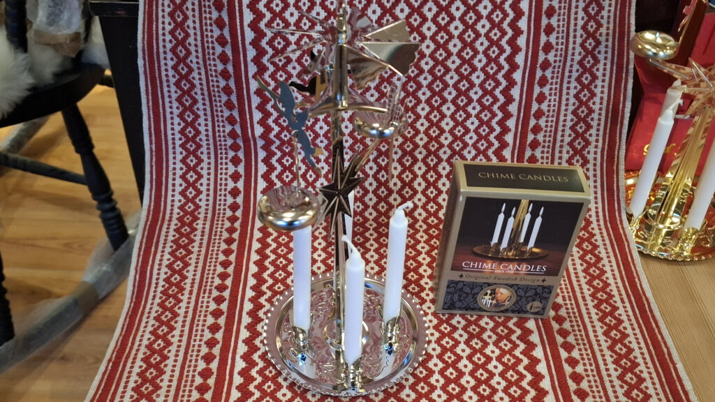 Dette er premien fra Husfliden.
Foto: Tore Østby Englespillet