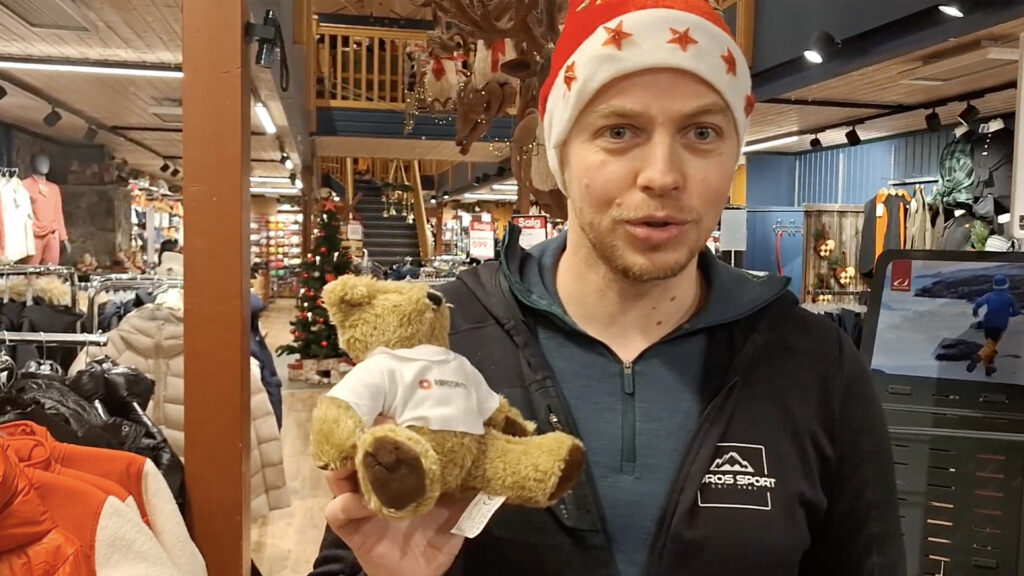 Jørn med RørosnyttBamsen