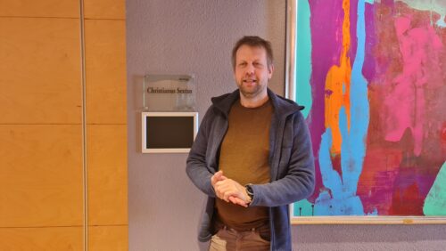 Styreleder i BirdLife Røros, Martin Røsand. Foto: Tove Østby Martin Røsang