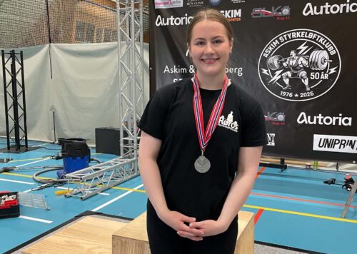 Styrkeløfter Anja Wiggen Skancke. Foto: Barbro Wiggen Skancke. Anja Wiggen Skancke