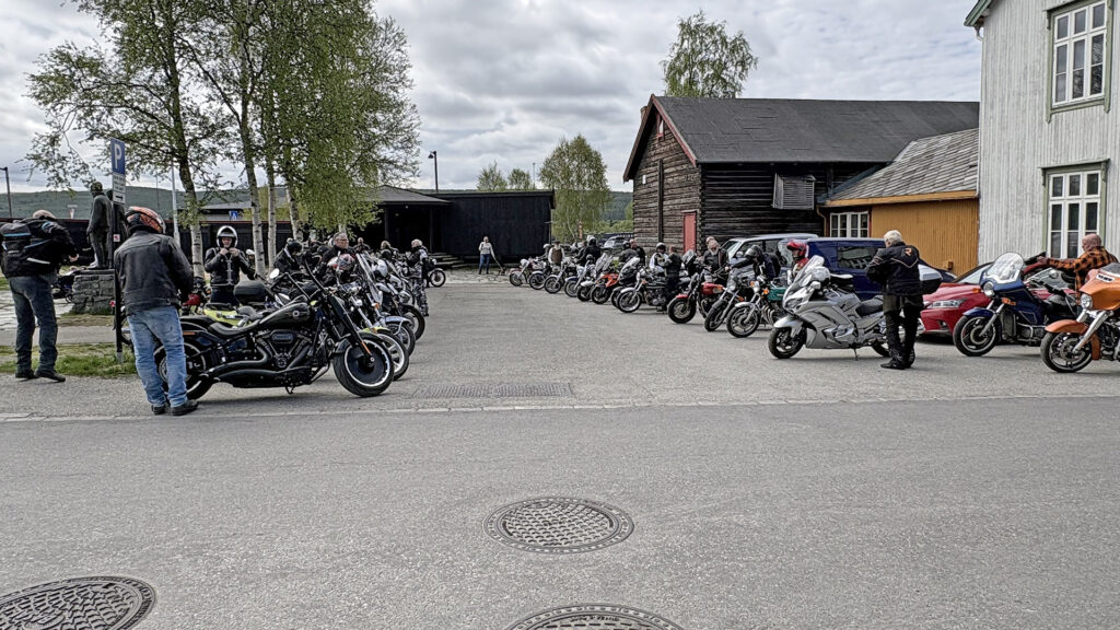 I helga blir det mange motorsykler å se i gatene på Røros.
Foto: Tore Østby MC