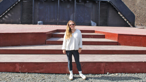 Regissør for Mini-Elden, Tanja Hellan Gården. Foto: Tove Østby MiniElden