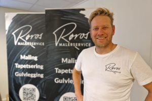 Daglig leder for Røros Malerservice, Sven Tore Tørres. Foto: Svend Agne Strømmevold