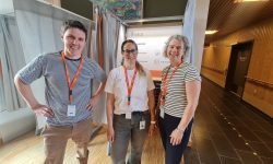 Valgansvarlige i Røros kommune: Mads Bukkvoll, Linda Løkken og Beate Møller. Foto: Tove Østby