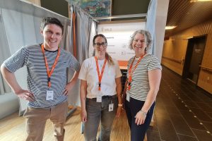 Valgansvarlige i Røros kommune: Mads Bukkvoll, Linda Løkken og Beate Møller. Foto: Tove Østby