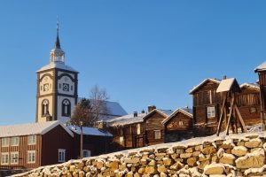Det er veldig lite snø på Røros. 
Foto: Tove Østby