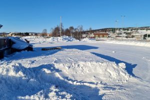 Under årets Femundløp skal det være snøscene og lavvo på Øra Stadion. Foto: Tove Østby