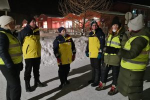 Natteravner ute under årets Rørosmartna. Foto: Tove Østby