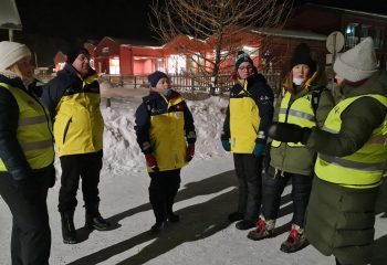 Natteravner ute under årets Rørosmartna. Foto: Tove Østby