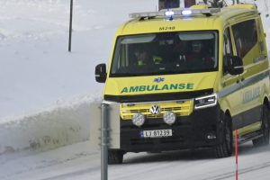 Ambulanse i utrykning
Foto: Tore Østby
