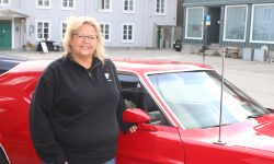 Leder for Røros Amcarklubb, Gunn Irene Smistad. Foto: Tove Østby