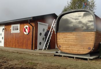 Badeanlegget ved Gjettjønna.
Foto: Tore Østby