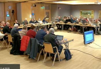 Her stemmes det over budsjettet.
Skjermdump: Fjell-TV