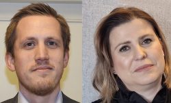 Christian Elgaaen og Sadmira Buljubasic 
Foto: Tore Østby