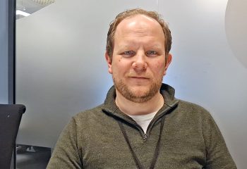 Leder for Skigruppa i Røros IL, Eivind Langseth gleder seg til Byttedag. 
Foto: Tore Østby