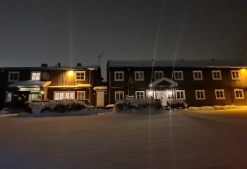 Idrettsparken. Dette er et arkivbilde. Det er mindre snø der i dag....
Foto: Tove Østby