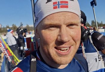 Johannes Dale-Skjevdal står igjen med to gull etter NM i skiskyting i Hummelfjell TOS Arena i helgen.
Foto: Tore Østby