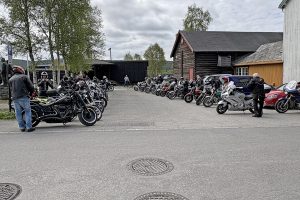 I helga blir det mange motorsykler å se i gatene på Røros.
Foto: Tore Østby