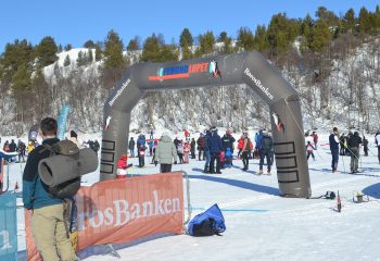 200 barn deltok på Skifest i Sundveien i dag
Foto: Tore Østby
