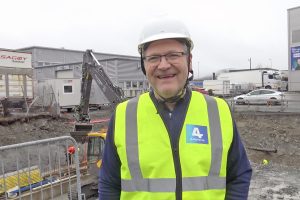 Ole Refseth er glad byggingen er i gang.