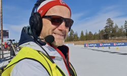 Roger Berggård på frivillig jobbb for NRK
Foto: Tore Østby