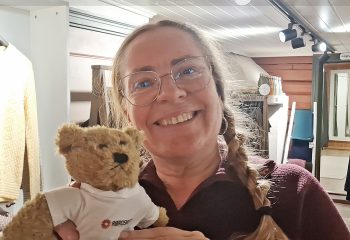 I dag er Rørosnytt-Bamsen hos Lanullva.
Foto: Tore Østby