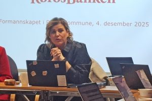 Sadmira Buljabasic leder sitt første kommunestyremøte i dag.
Foto: Tore Østby