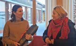 Carina Ødegård Øglænd og Hilde Gaebpie.
Foto: Tore Østby