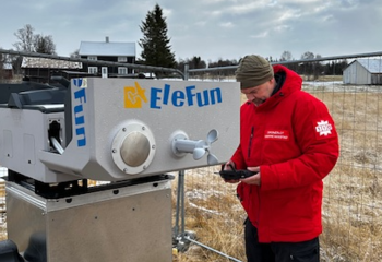 I helga blir det droneaktivitet i området rundt Brekken flyplass. Foto: Privat