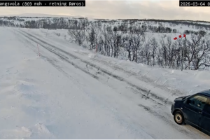 Skjermdump Statens Vegvesens Web-kamera på Langsvola.