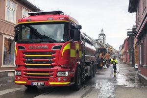 Spyling i Kjerkgata
Foto: Røros kommune
