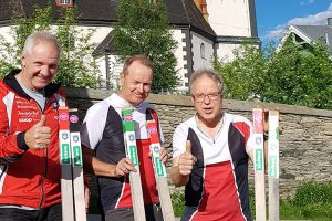 Terje Schjølberg, Frode Sjøvold og Petter Gullikstad gjorde klart for stolpejakt i 2019.