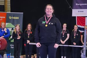 Hilde O. Dretvik ble dobbelt Norgesmester i helga. Foto: Theo Dretvik.