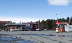 Her vil det komme en ny ladestasjon for El-biler.
Foto: Tore Østby