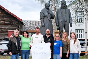 Initiativtakere til #_ilag: Tore Østby, Tove Østby, Robert Holm, Martin Løvø, Marianne Magga, Caroline Oksdøl Søberg og Silje Rønning.
