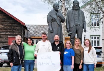 Initiativtakere til #_ilag: Tore Østby, Tove Østby, Robert Holm, Martin Løvø, Marianne Magga, Caroline Oksdøl Søberg og Silje Rønning.