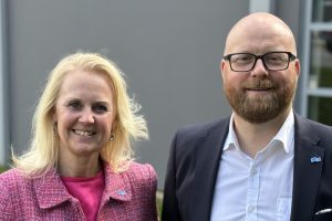 Ingvill Dalseg og Henrik Kierulf. Foto: Privat